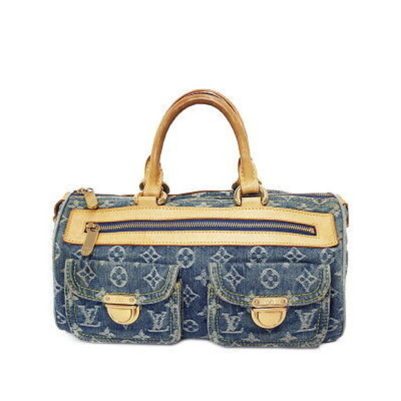 Louis Vuitton Monogram Denim Neo Speedy Handbag - Picture 1 of 8